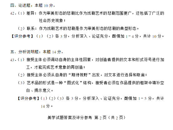2020年8月自考00037美学真题及答案(图9) image.png