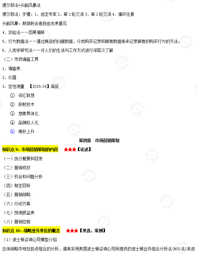 山东省自考会计学专业市场营销考试知识点解析(图4) image.png