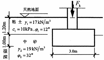 全国2009年10月高等教育自考土力学及地基基(图13) 全国2009年10月高等教育自考土力学及地基基(图13)