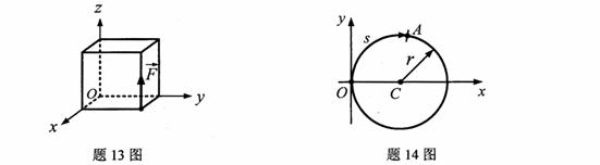 全国2009年10月高等教育自考工程力学(一)(图17) 全国2009年10月高等教育自考工程力学(一)(图17)