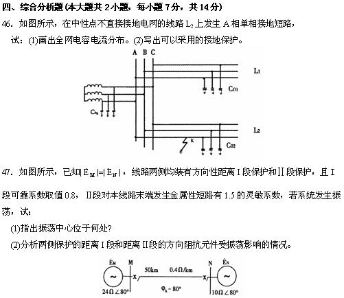 全国2010年4月高等教育自考电力系统继电保护(图3) 全国2010年4月高等教育自考电力系统继电保护(图3)