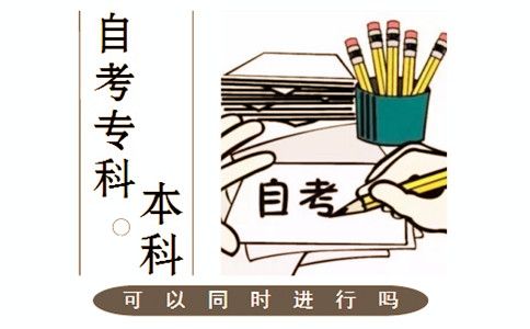 自考专科本科可以同时进行吗?(图1) 自考专科本科